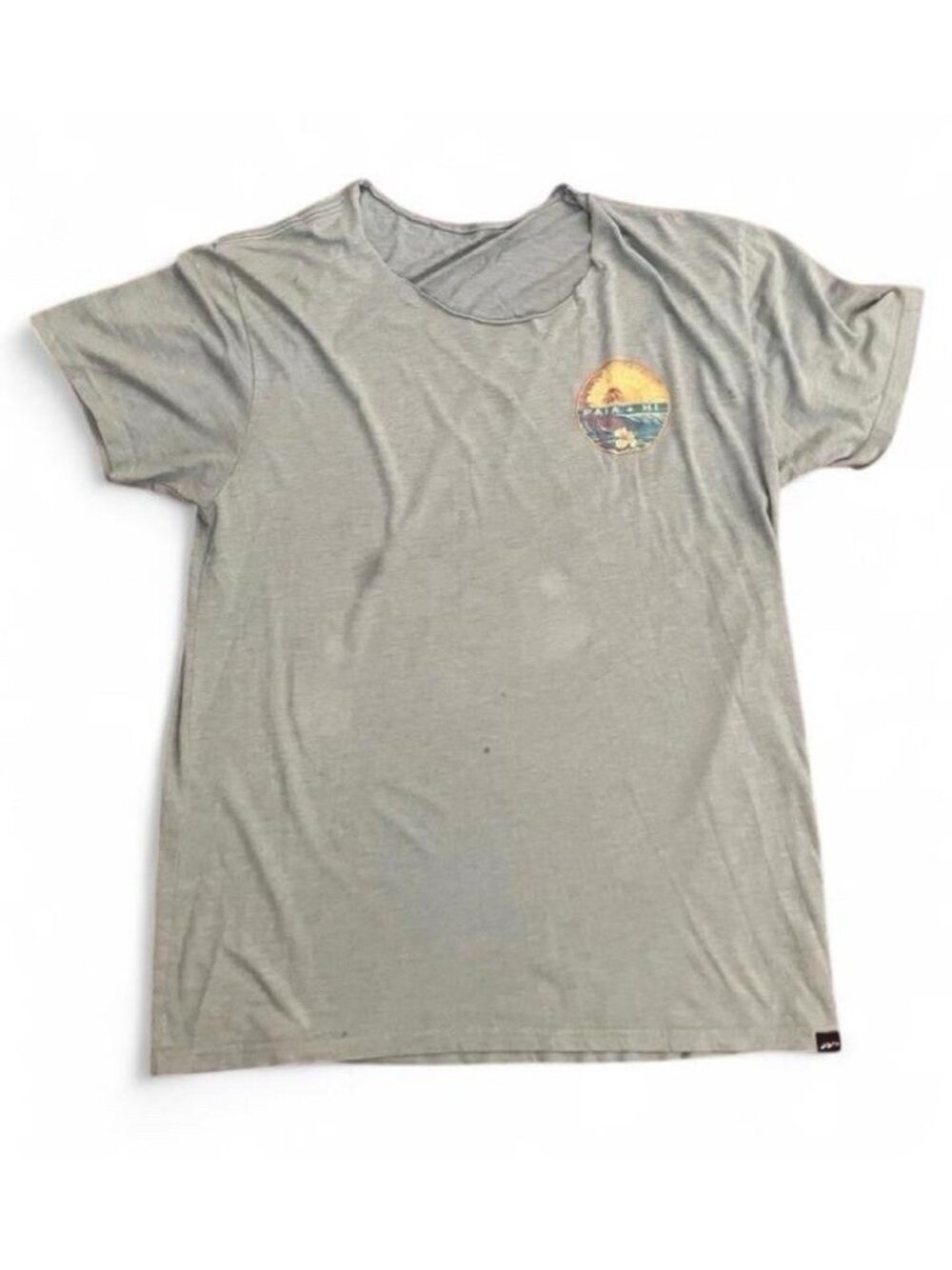 Ho’okipa Surf Co. Green Graphic T-Shirt Women’s XL Paia Hawaii Crew Neck